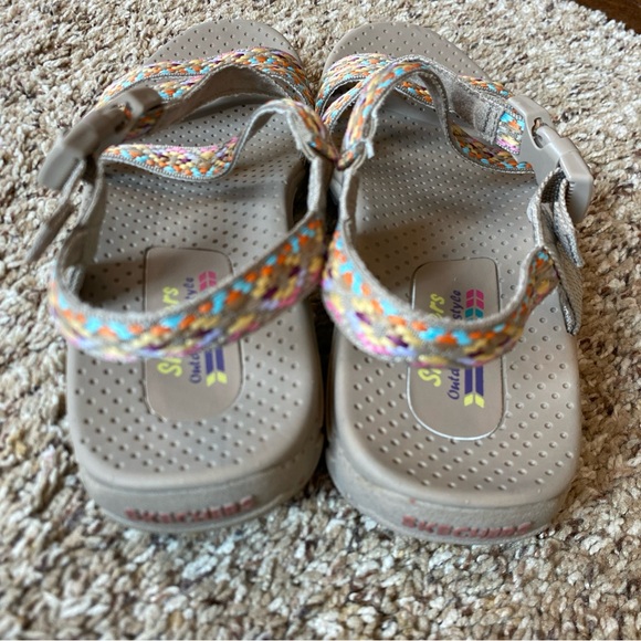 Ladies Skechers Outdoor Lifestyle Reggae Dream Weaver Sandals Size 7 - Picture 4 of 6